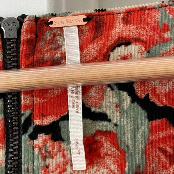 Free People Kapowski Floral Puff Sleeve Mini Dress - Picture 5 of 10